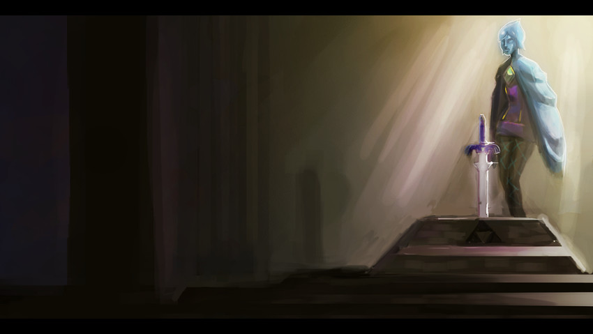 fi (the legend of zelda and 1 more) drawn by morganagod