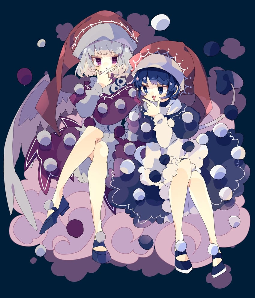 kishin sagume and doremy sweet (touhou) drawn by nikorashi-ka