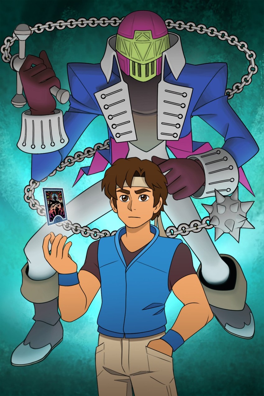 richter belmont (persona and 3 more) drawn by guilhermerm