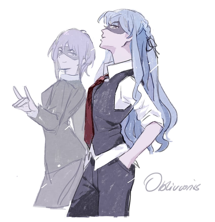 togawa sakiko, oblivionis, yuutenji nyamu, and amoris (bang dream! and 1 more) drawn by reiboubyou