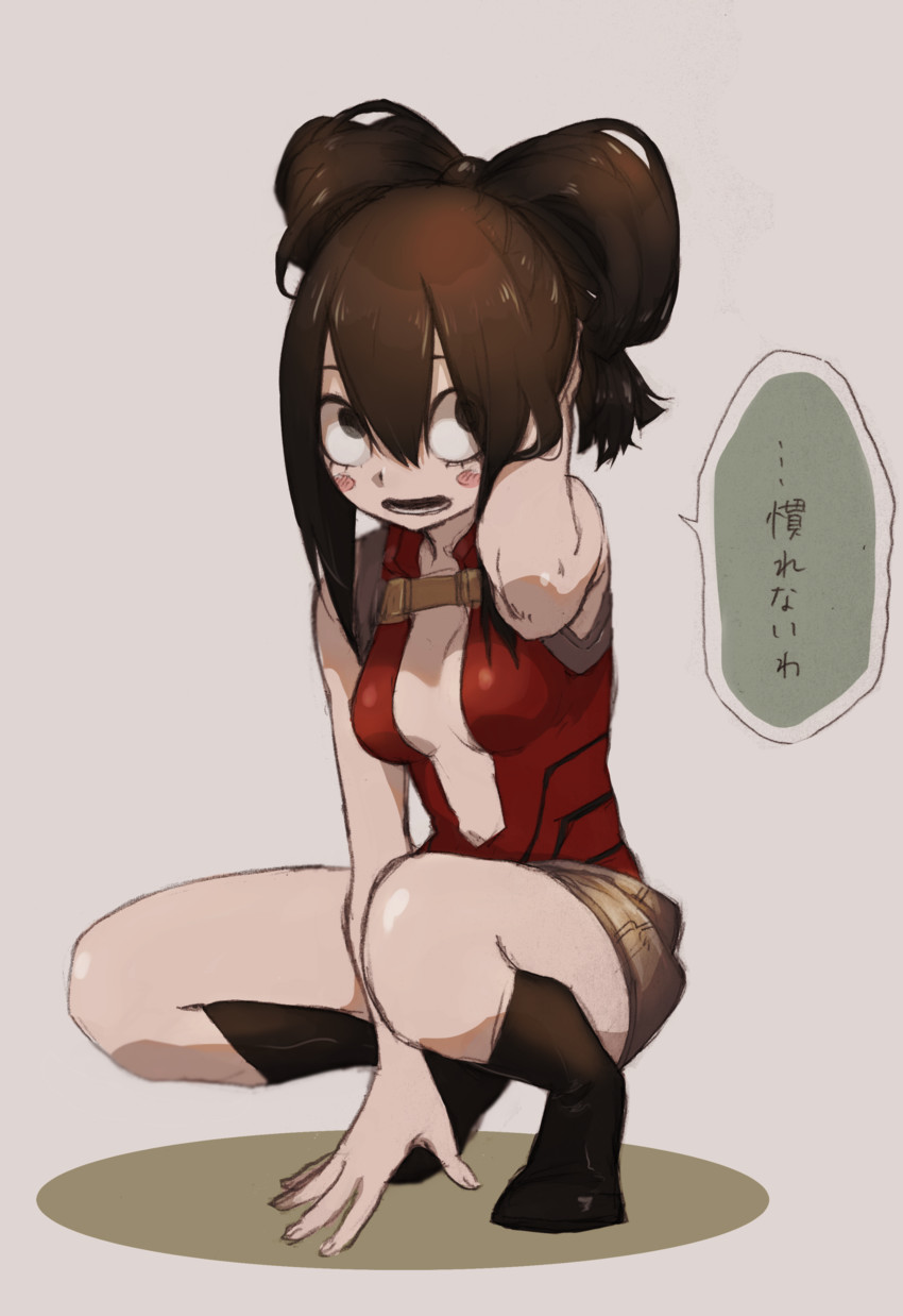 asui tsuyu and yaoyorozu momo (boku no hero academia) drawn by usasaki_shiro
