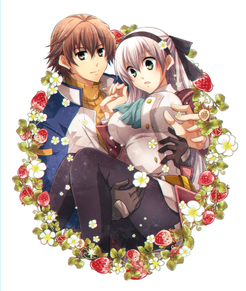 elie macdowell and lloyd bannings (eiyuu densetsu and 2 more) drawn by satsuki_(chaosmode)