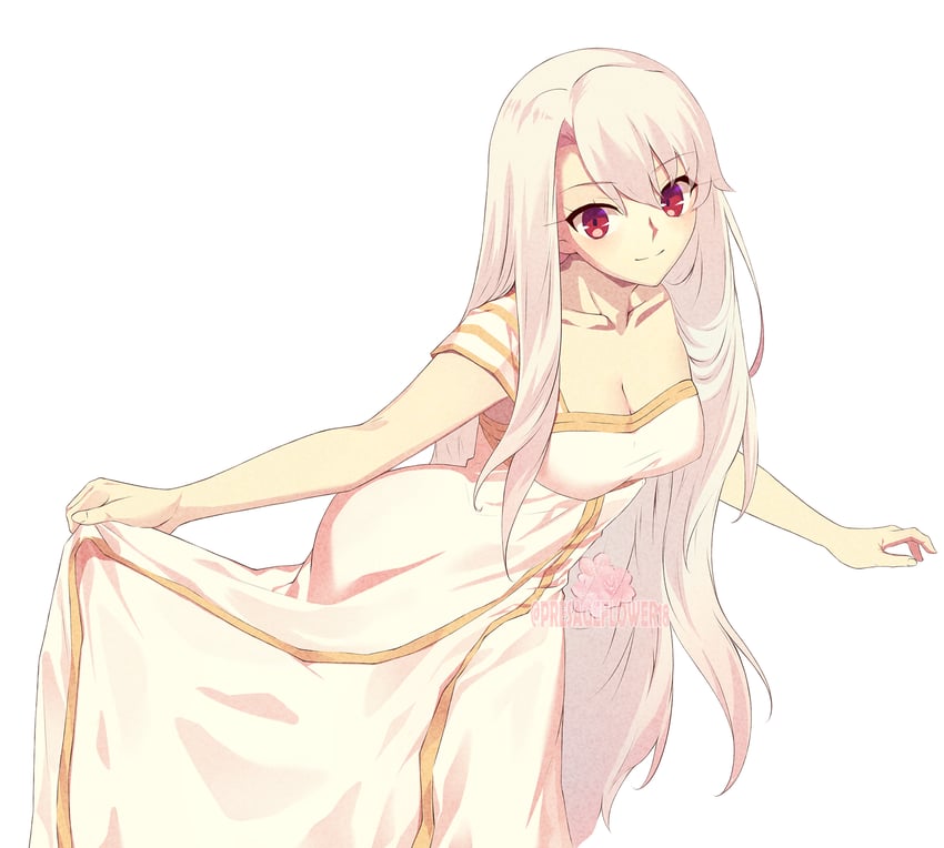 illyasviel von einzbern (fate and 1 more) drawn by phlower_luna