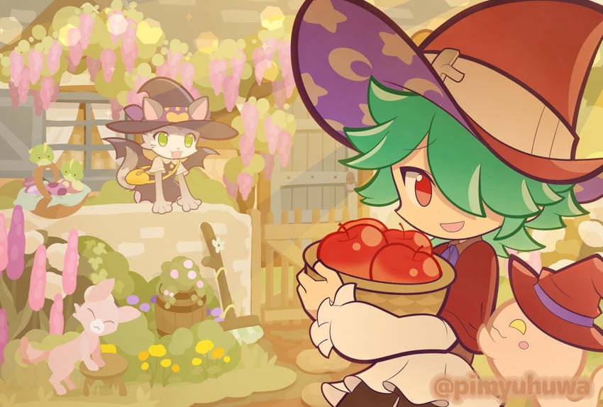albert and komone (puyopuyo and 1 more) drawn by pimyuhuwa