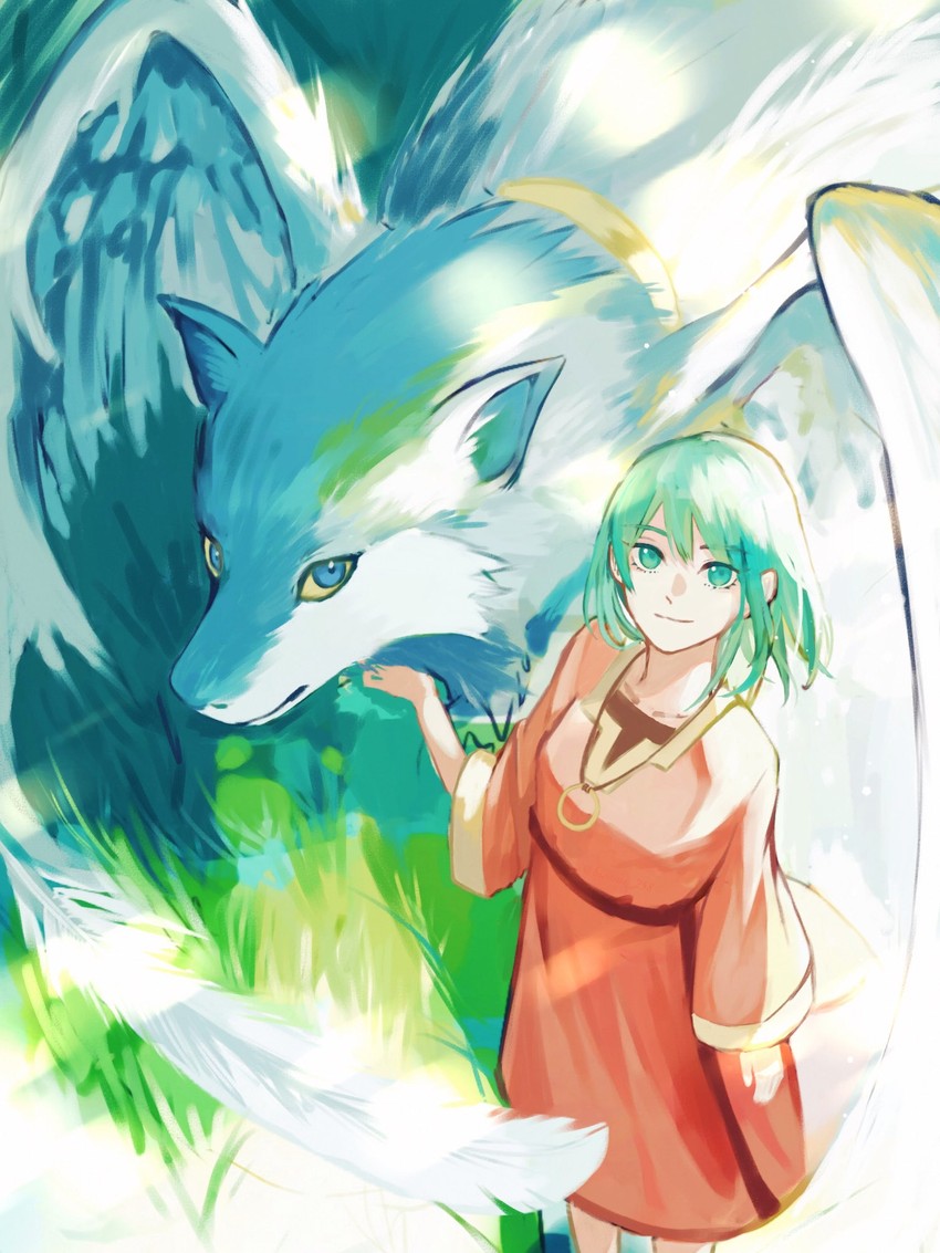 erin and beastlord (kemono no souja erin) drawn by hisame_258