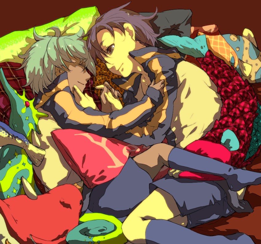 kurama norihito and minamisawa atsushi (inazuma eleven and 1 more) drawn by shiro_(reptil)