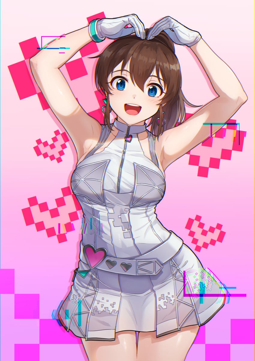 satake minako (idolmaster and 2 more) drawn by kamille_(vcx68)