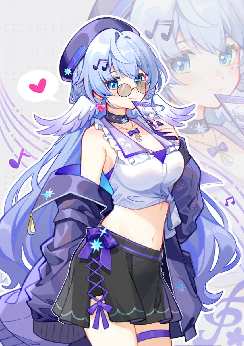 robin (honkai and 1 more) drawn by gou_lianlian_dogface