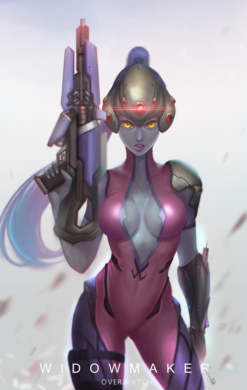 widowmaker (overwatch and 1 more) drawn by d.sum
