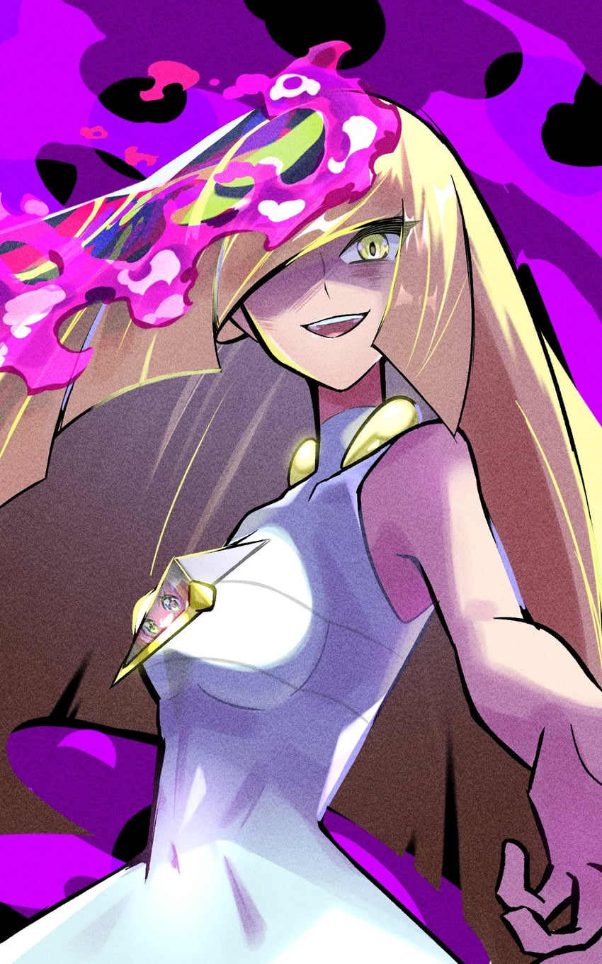 lillie and lusamine (pokemon and 1 more) drawn by inana_umi
