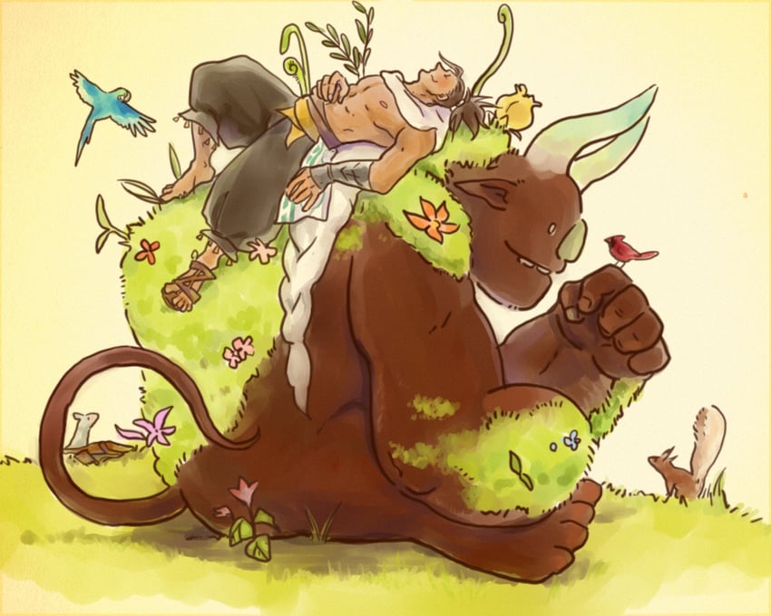 tepeu and teotl (majin to ushinawareta ookoku) drawn by 10tuki