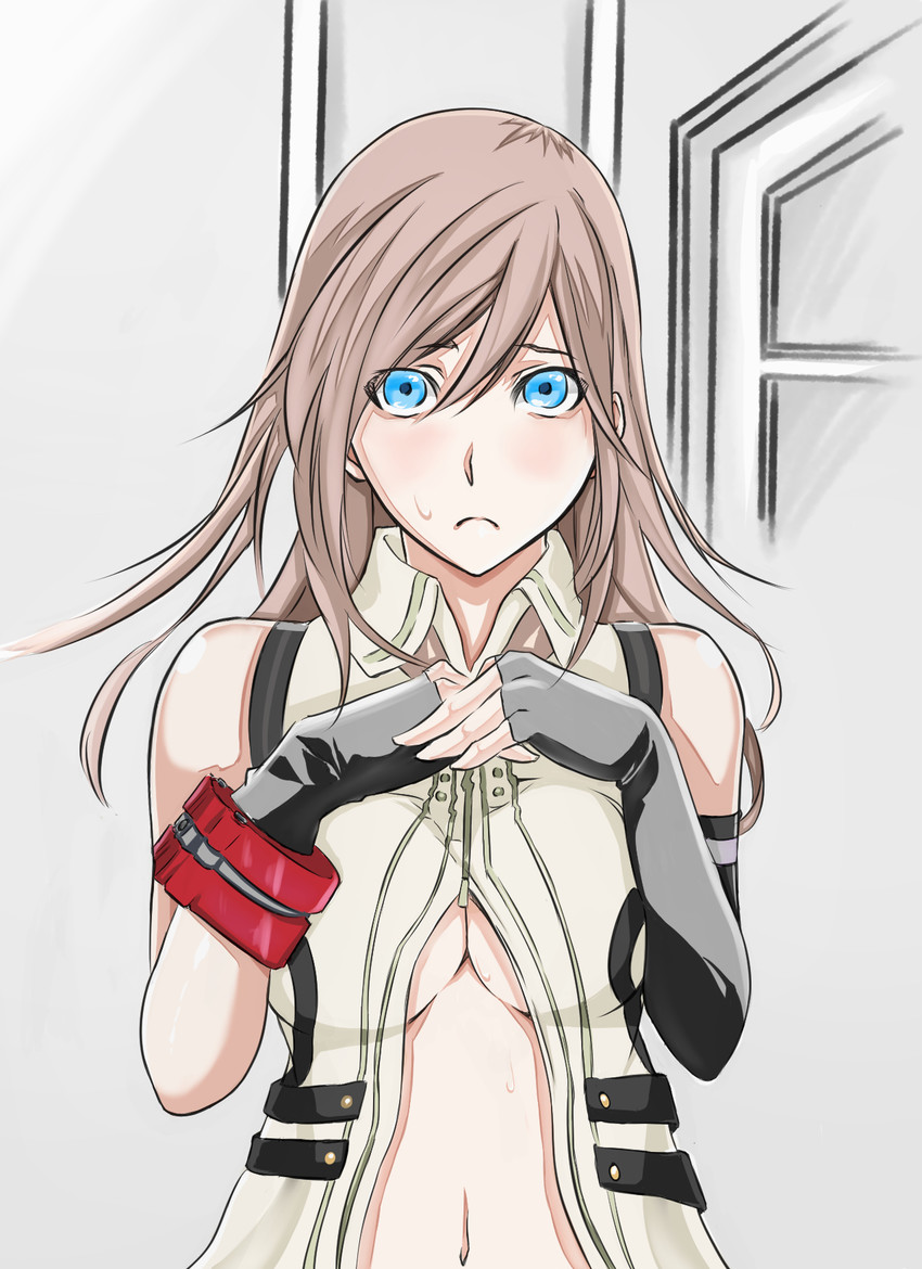 alisa ilinichina amiella and lightning farron (final fantasy and 2 more) drawn by murabito_sono2