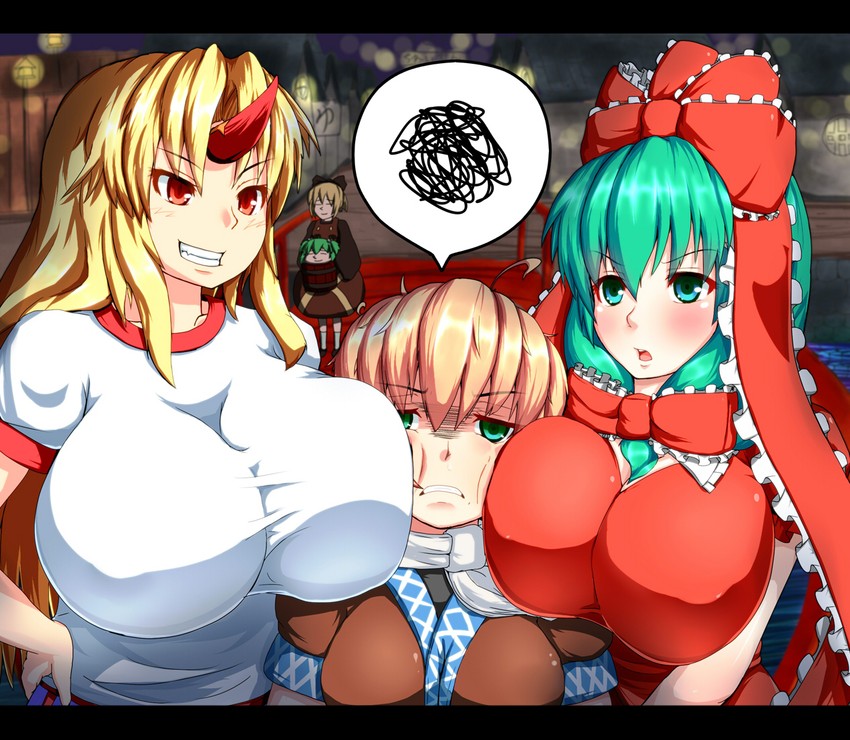 mizuhashi parsee, kagiyama hina, hoshiguma yuugi, kurodani yamame, and kisume (touhou) drawn by peso_(cheese_company)