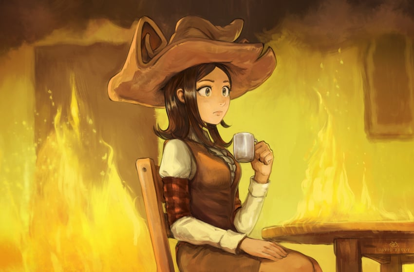 pepper (pepper&carrot) drawn by david_revoy