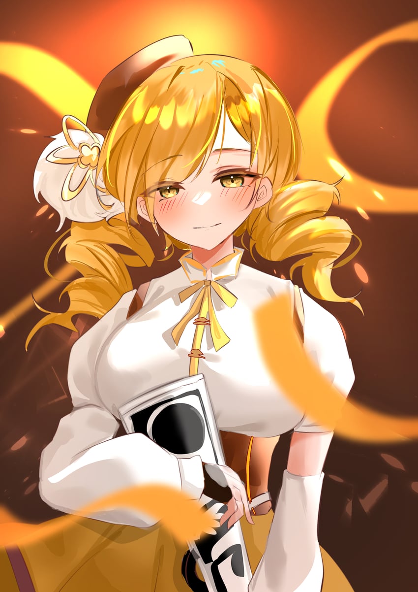 tomoe mami (mahou shoujo madoka magica) drawn by yumelixt