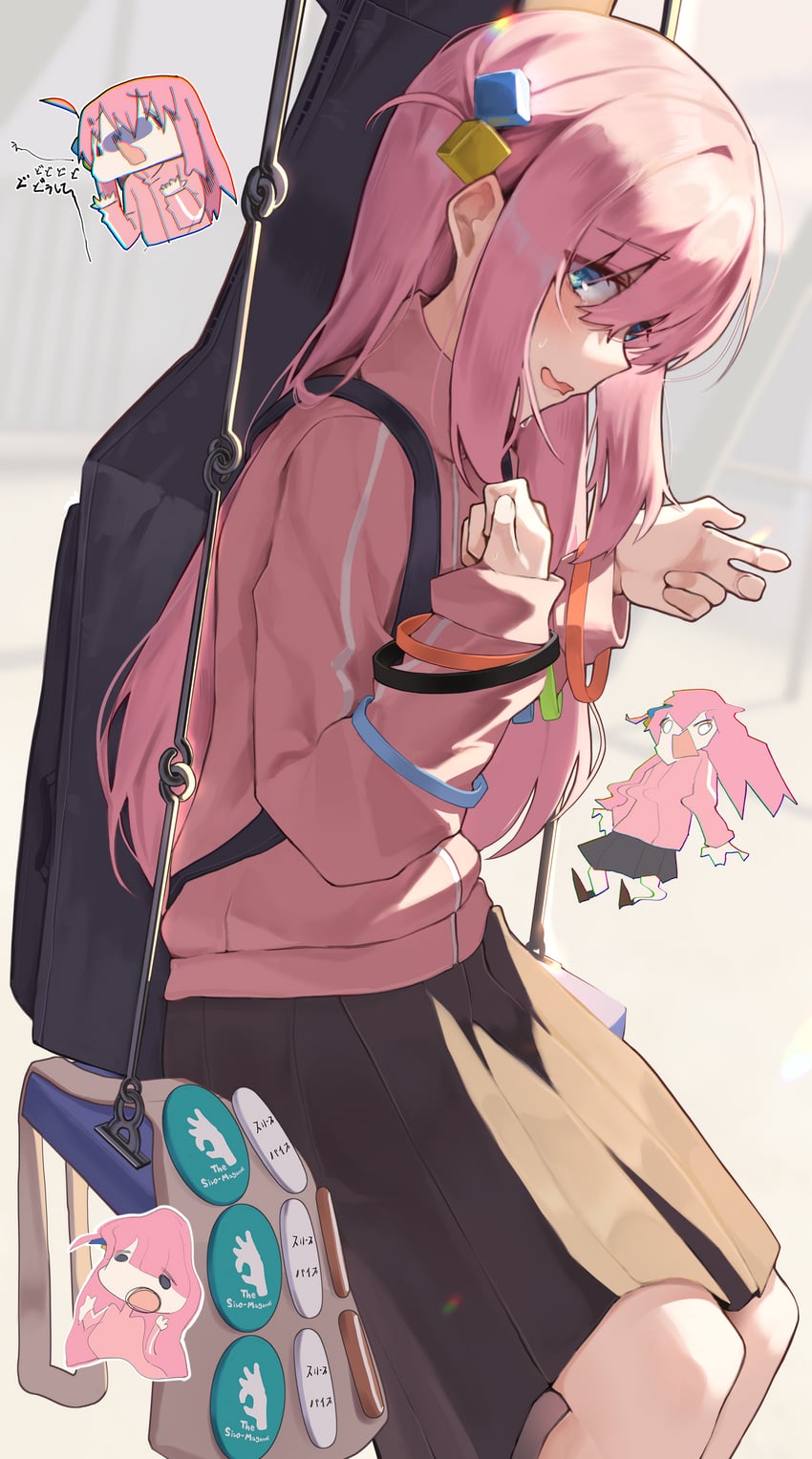 gotoh hitori (bocchi the rock!) drawn by pomp_(qhtjd0120)