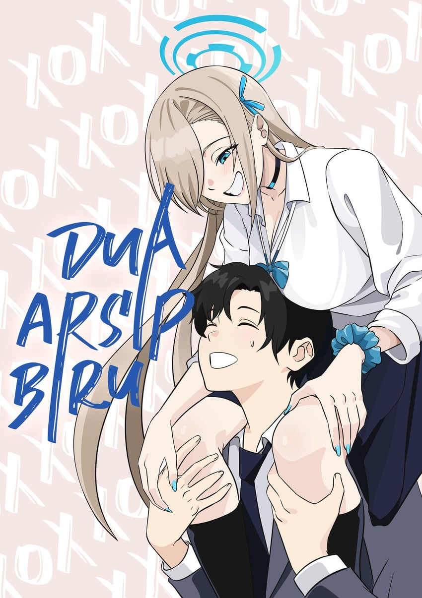 sensei and asuna (blue archive and 2 more) drawn by kang_cilok's