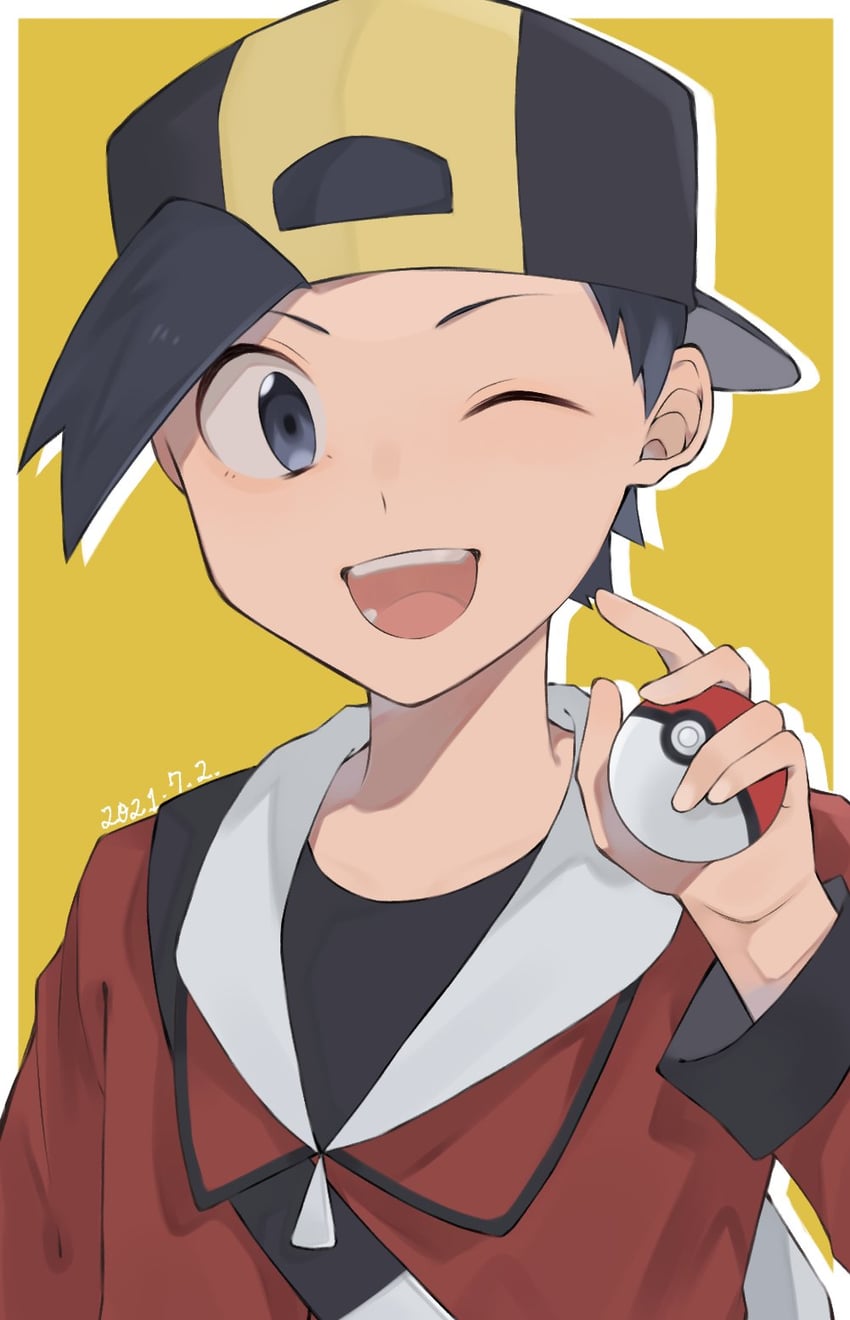 ethan (pokemon and 1 more) drawn by osigatoutoi_tou