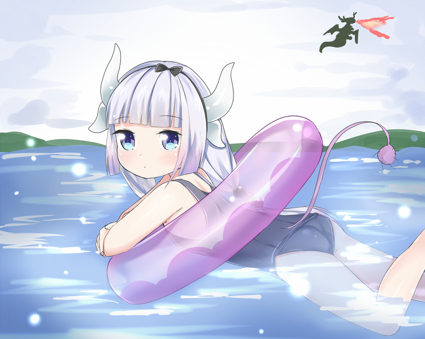 kanna kamui and tohru (kobayashi-san chi no maidragon) drawn by arusuko