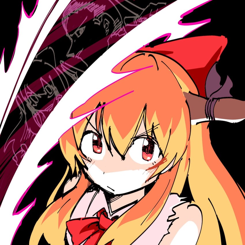 ibuki suika and yamin (touhou and 1 more) drawn by gomennetemple
