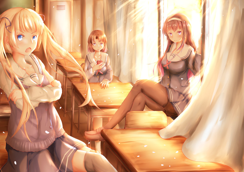 katou megumi, kasumigaoka utaha, and sawamura spencer eriri (saenai heroine no sodatekata) drawn by nyxerebos