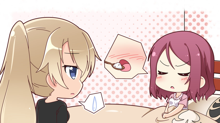 yagami kou and tooyama rin (new game!) drawn by shachoo.