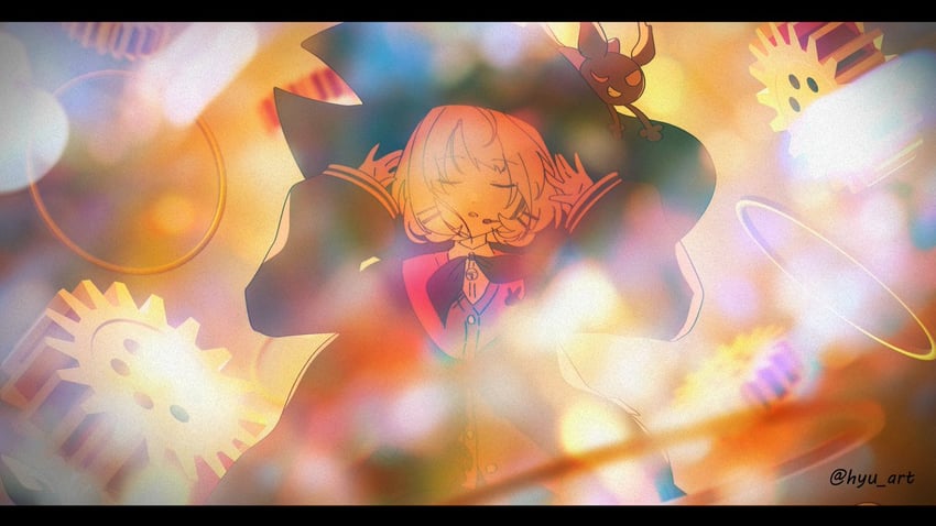 millie parfait and lucie (nijisanji and 1 more) drawn by hyu_art