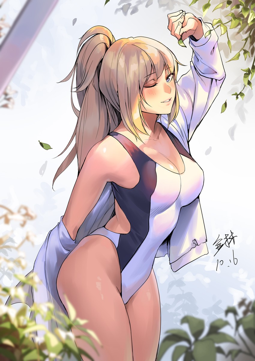 jeanne d'arc (fate and 1 more) drawn by jinlin