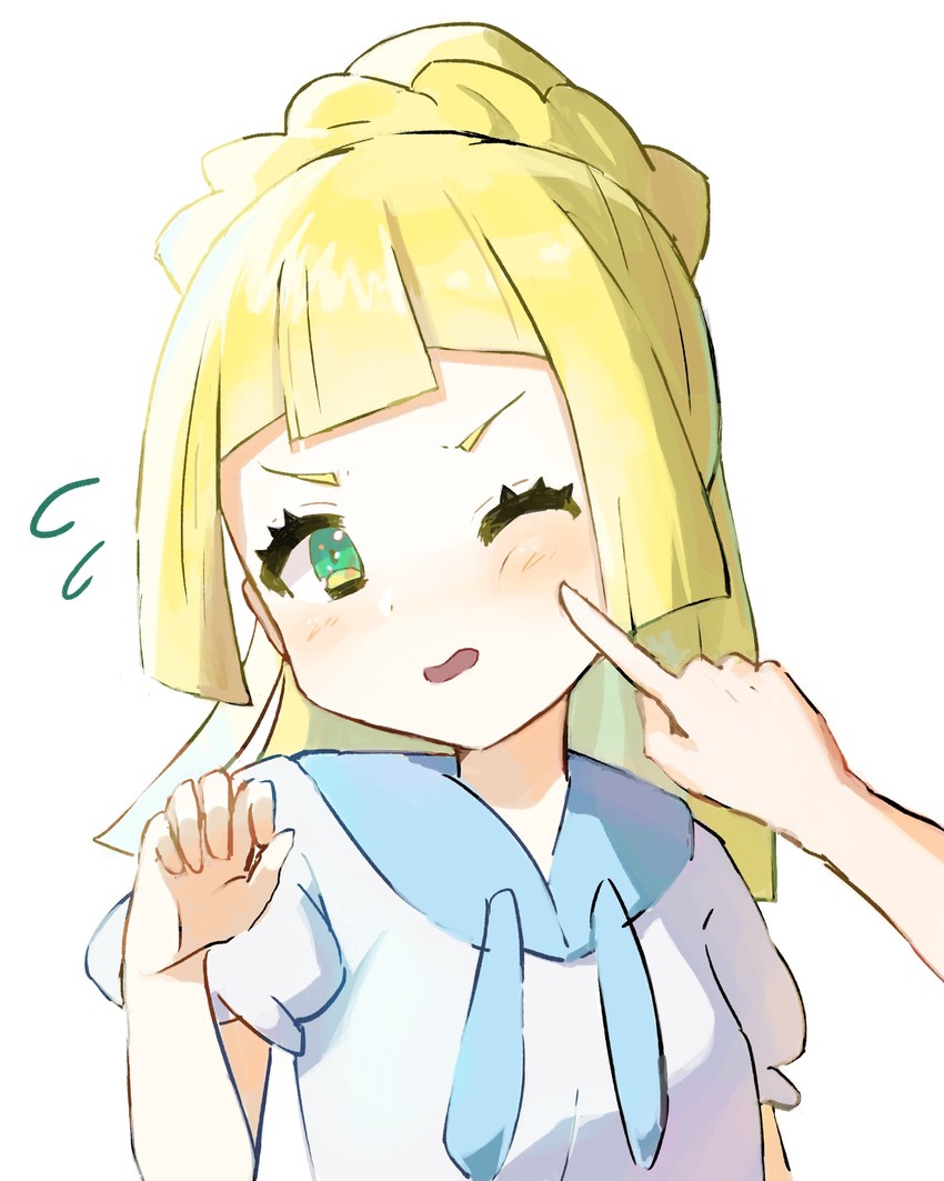 lillie (pokemon and 1 more) drawn by peppedayo_ne
