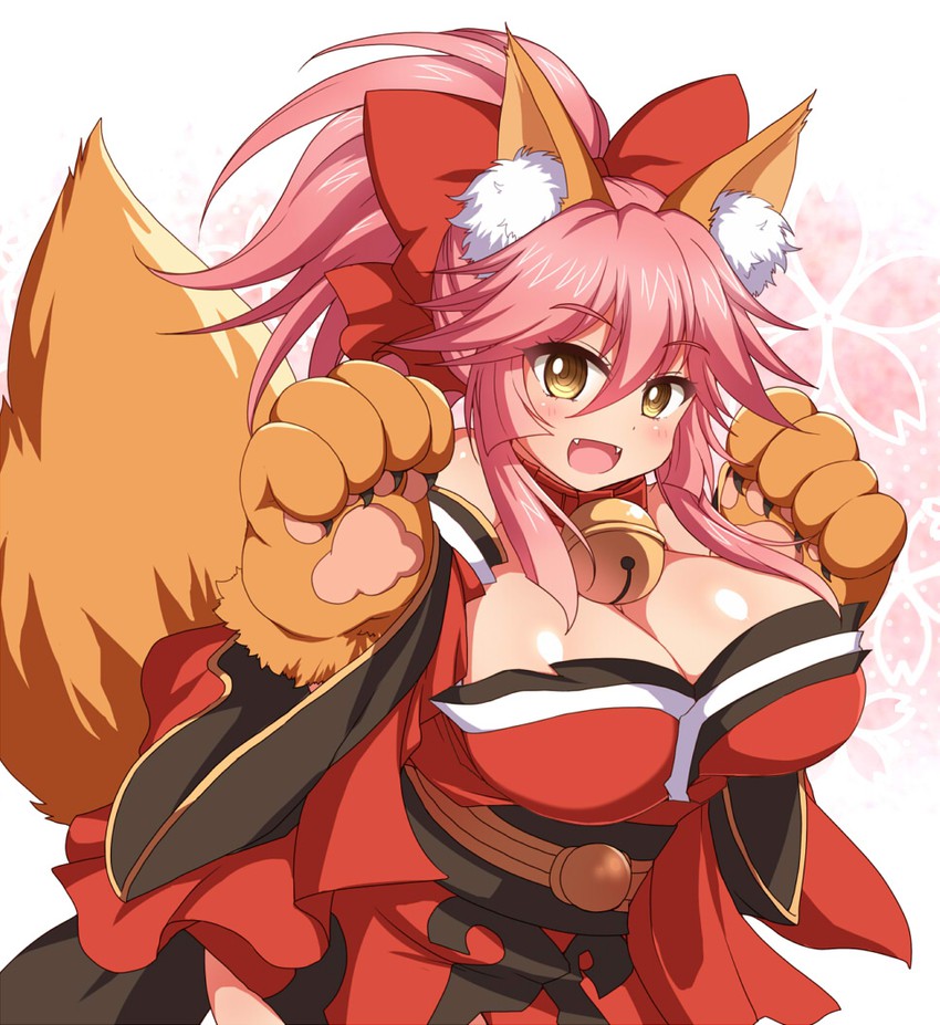 tamamo and tamamo cat (fate and 1 more) drawn by afuro