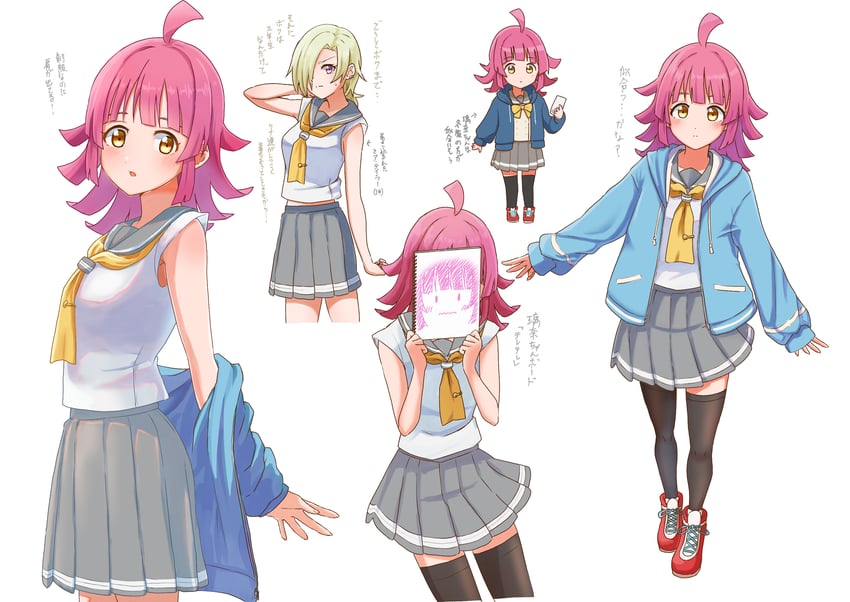 tennoji rina and mia taylor (love live! and 2 more) drawn by taiyakippassion
