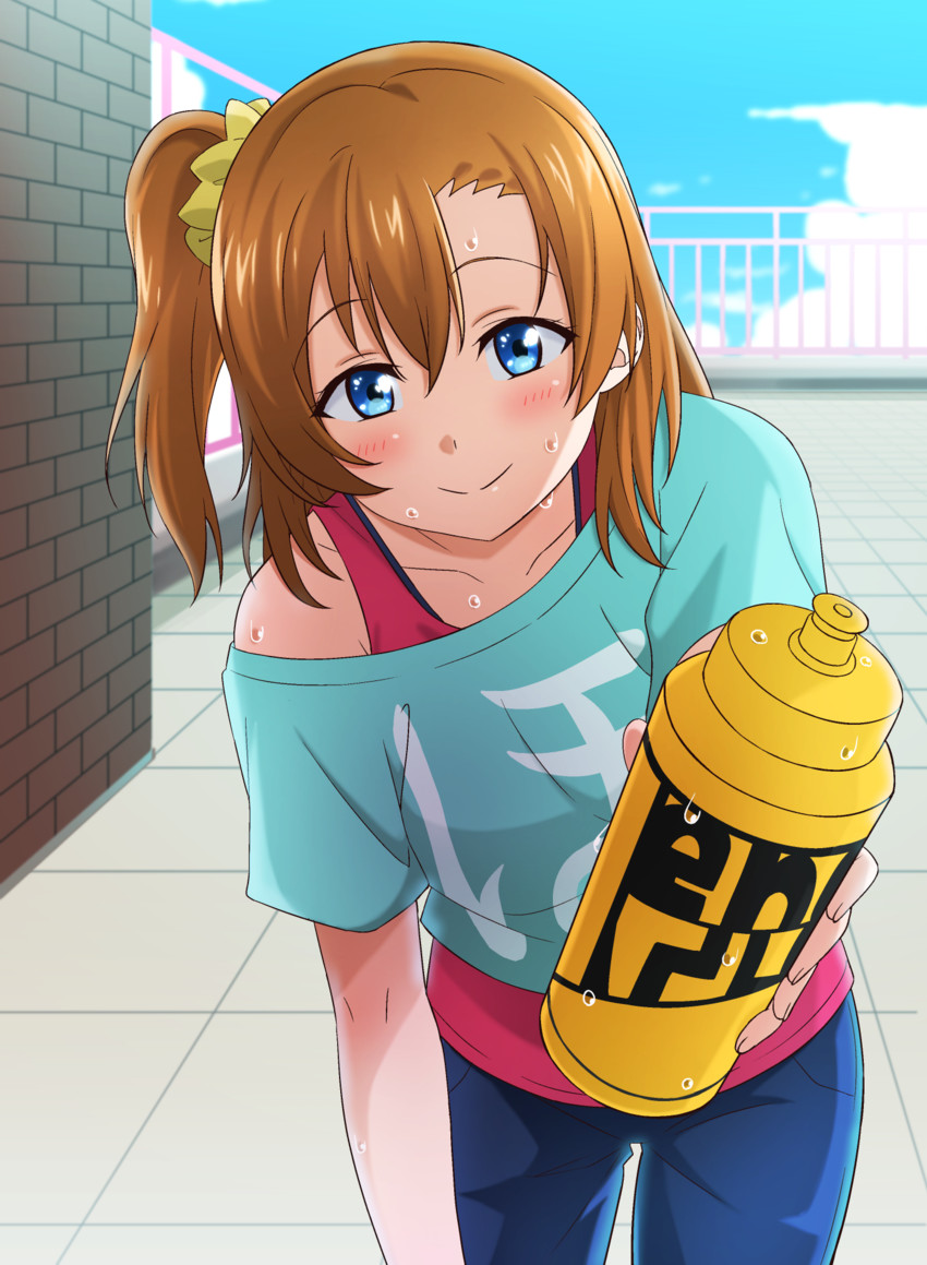 kosaka honoka (love live! and 1 more) drawn by omaehadareda-uso