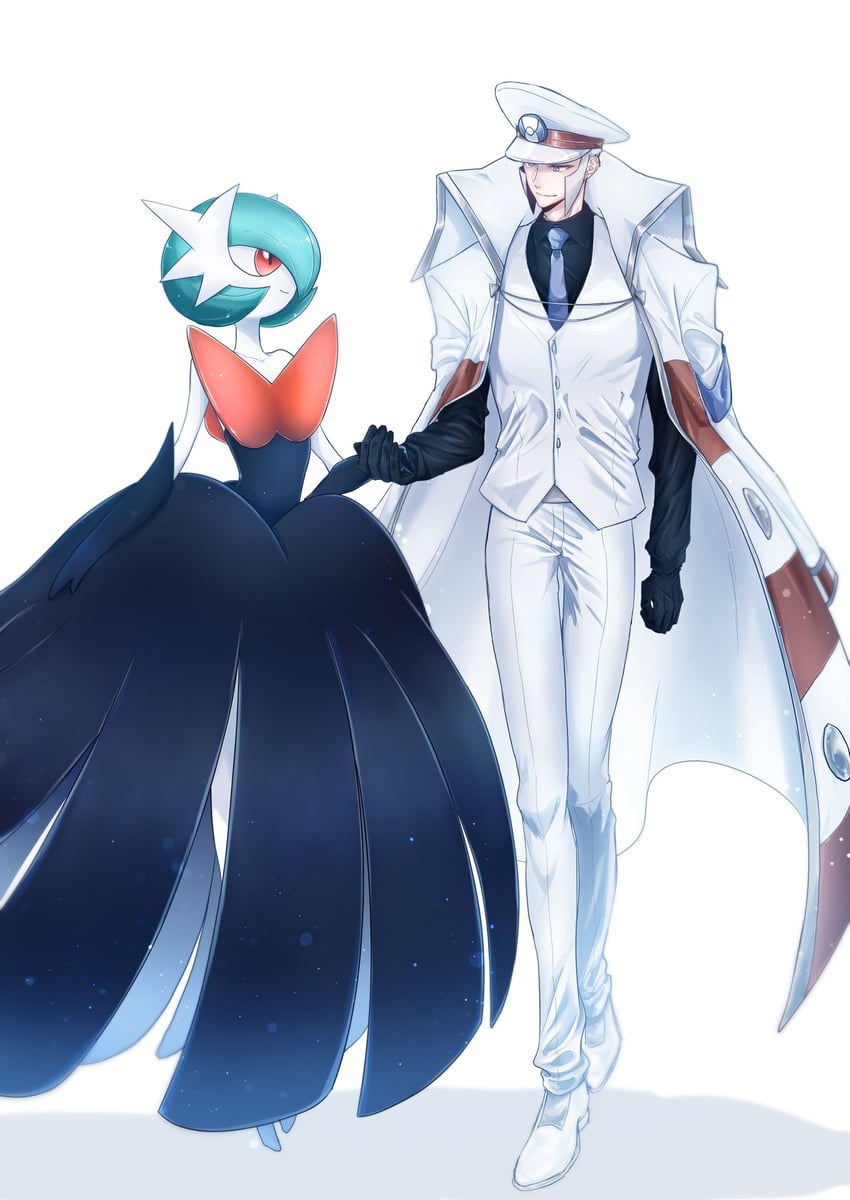 gardevoir, mega gardevoir, and emmet (pokemon and 1 more) drawn by kurekuro01