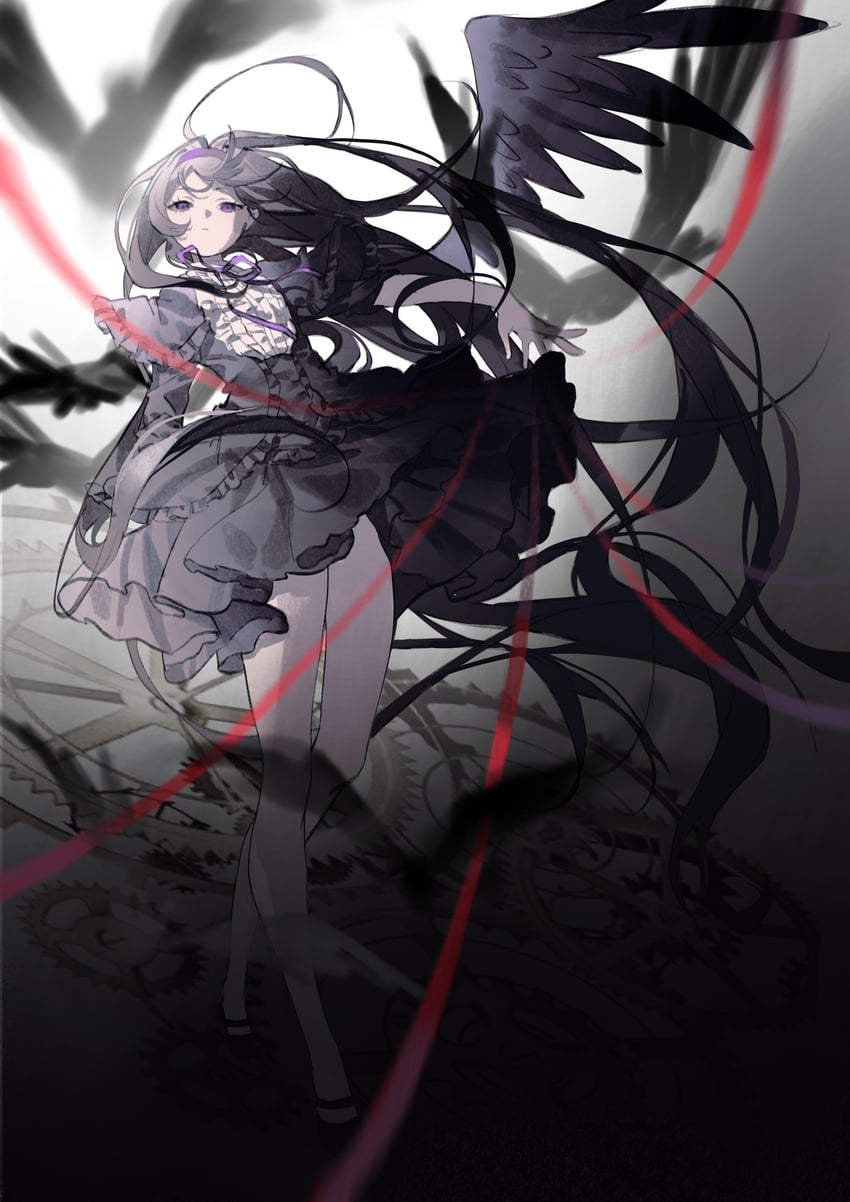 akemi homura, akuma homura, and homulilly (mahou shoujo madoka magica and 1 more) drawn by jiangxie