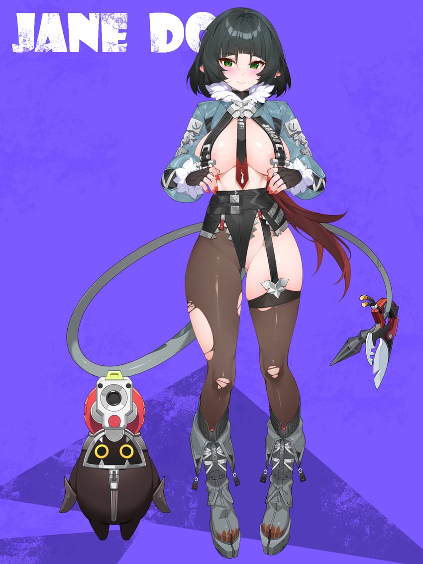 jane doe (zenless zone zero) drawn by waterring