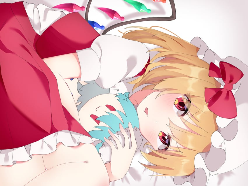 remilia scarlet and flandre scarlet (touhou) drawn by uun-un-un_(user_eryy8424)