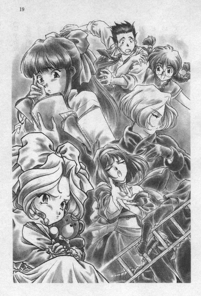 shinguuji sakura, kanzaki sumire, iris chateaubriand, ri kouran, maria tachibana, and 2 more (sakura taisen and 1 more) drawn by okuda_matsuri