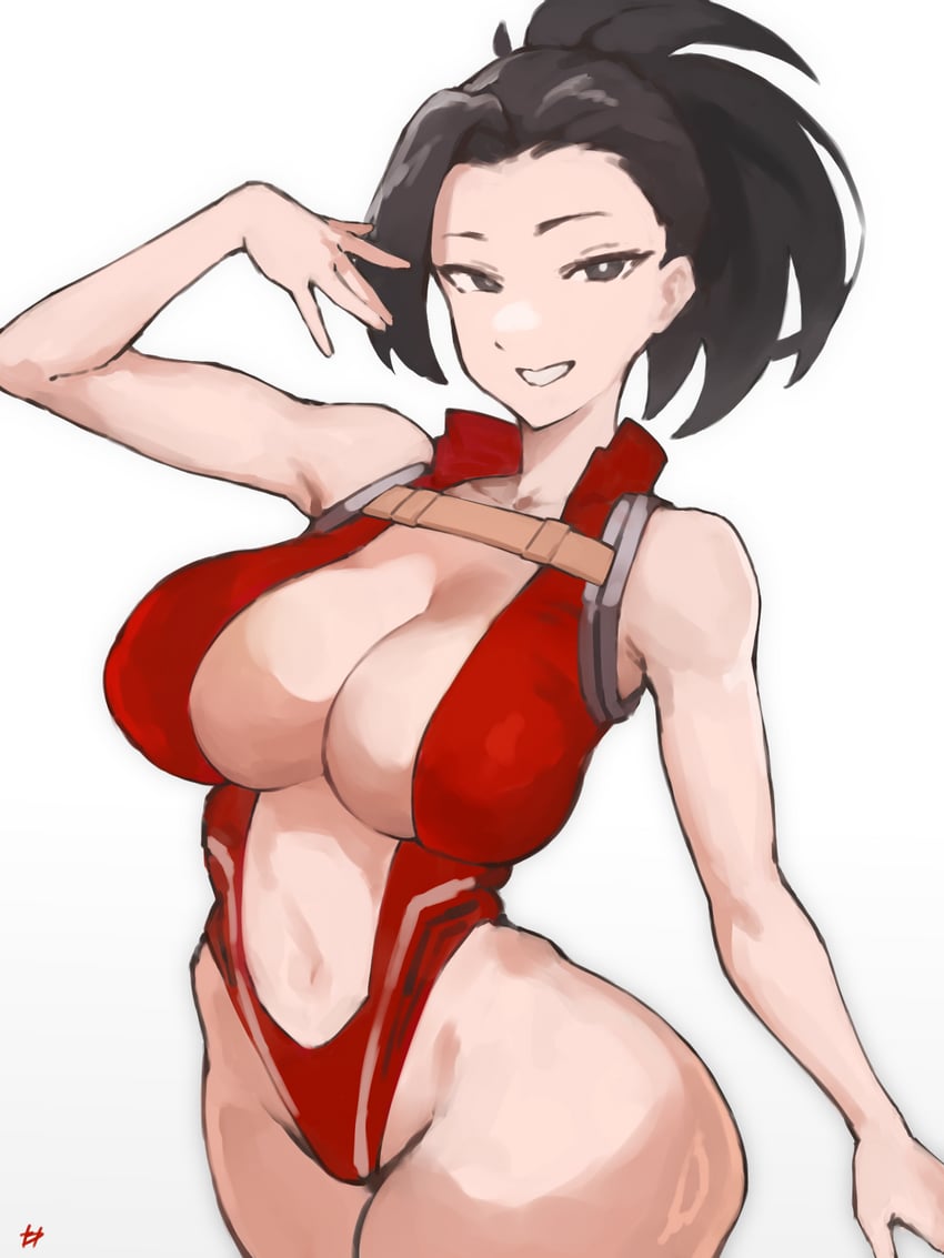 yaoyorozu momo (boku no hero academia) drawn by fukuya_art