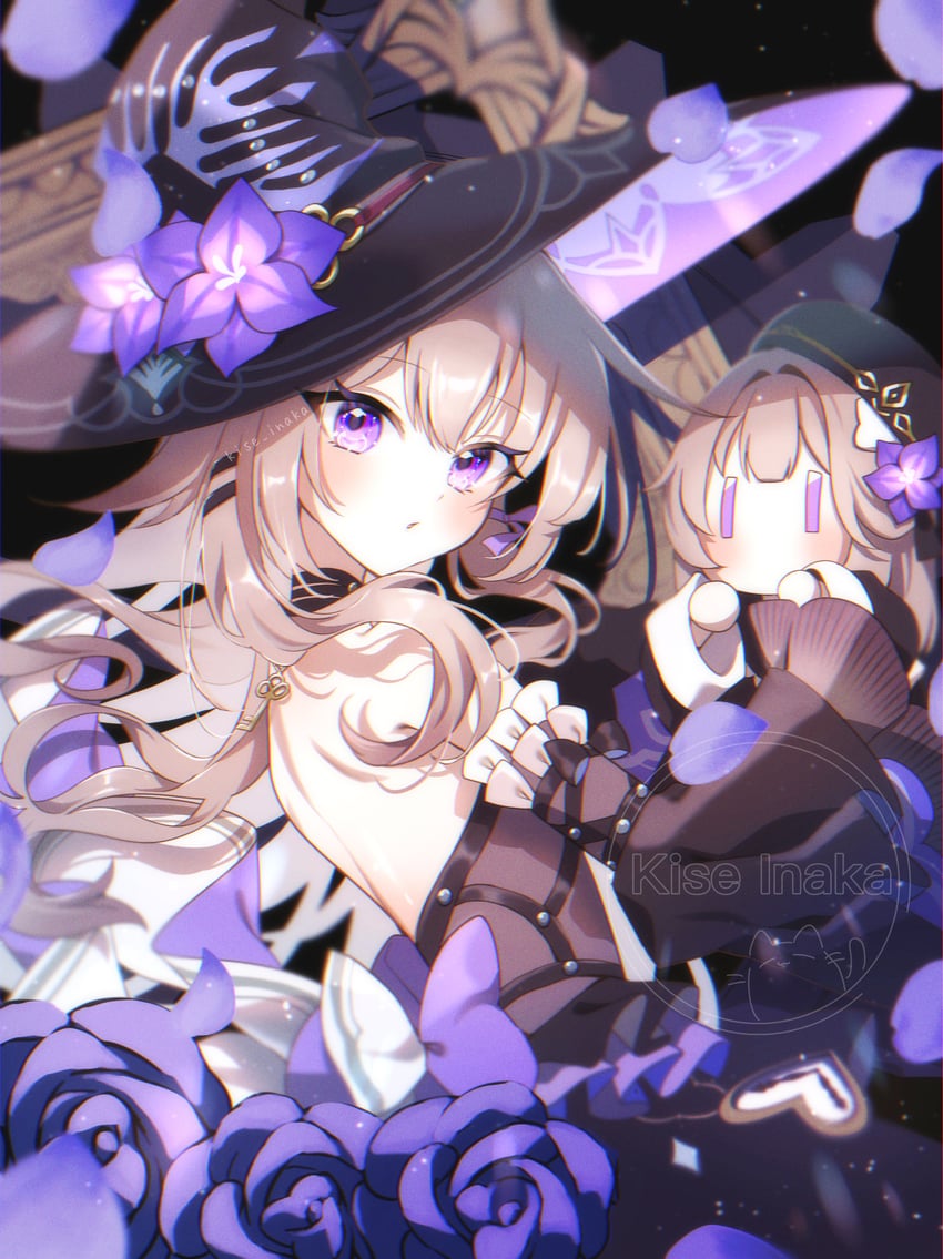 herta and the herta (honkai and 1 more) drawn by kise_inaka