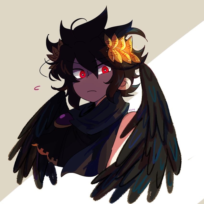 dark pit (kid icarus and 1 more) drawn by homriette