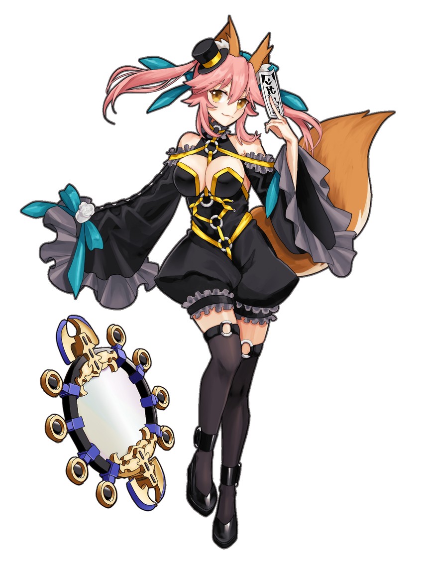 tamamo and tamamo no mae (fate and 2 more) drawn by merokonbu0