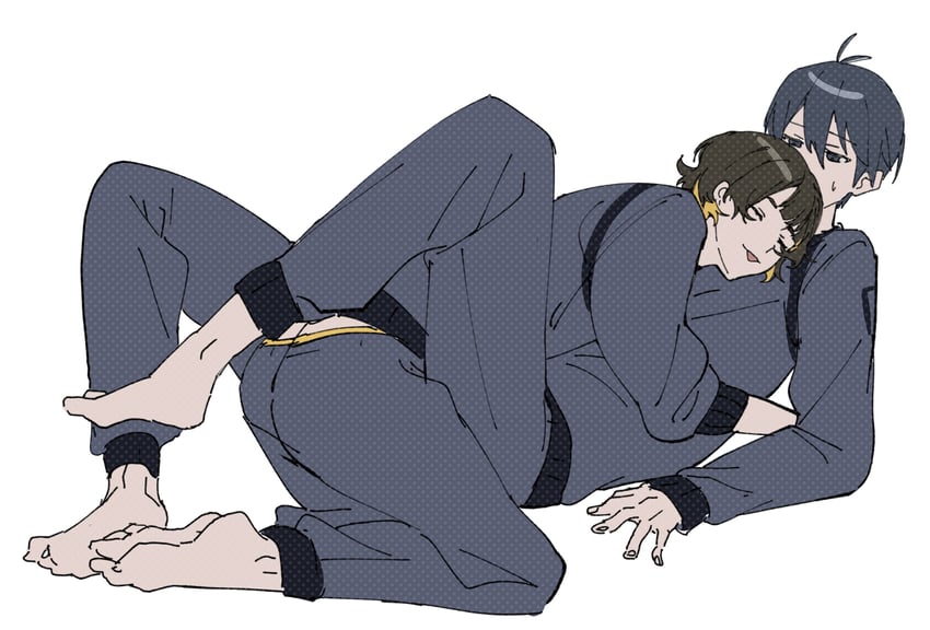 isagi yoichi and bachira meguru (blue lock) drawn by pepupapipooo