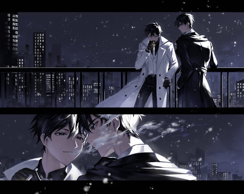 kim dokja and yoo joonghyuk (omniscient reader's viewpoint) drawn by papercider
