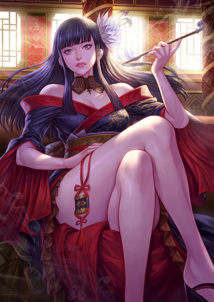yotsuyu goe brutus (final fantasy and 1 more) drawn by arina_nary