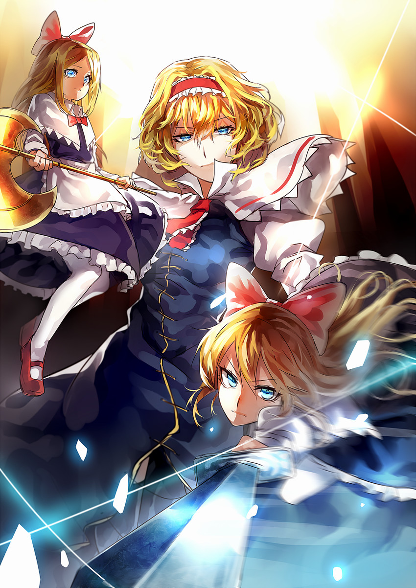 alice margatroid and shanghai doll (touhou) drawn by u_u_zan