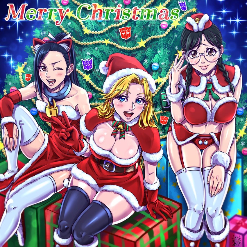 hitotonari atari, marissa faireborn, and li shaoshao (transformers and 1 more) drawn by tack_(dnet)
