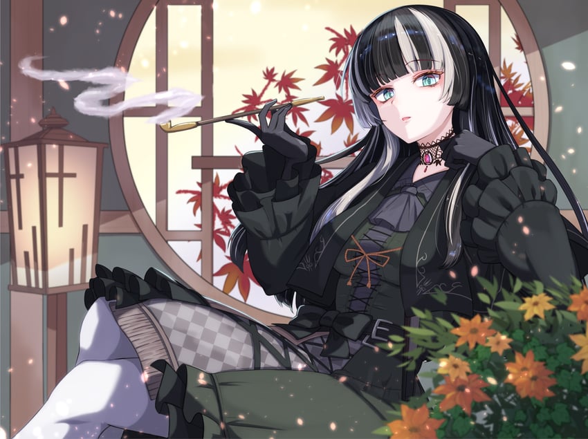 juufuutei raden (hololive and 1 more) drawn by yanu