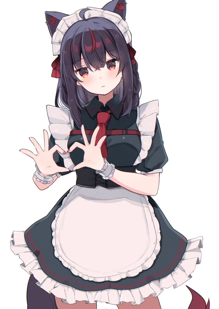 kurokami fubuki (hololive and 1 more) drawn by ao_kotoha