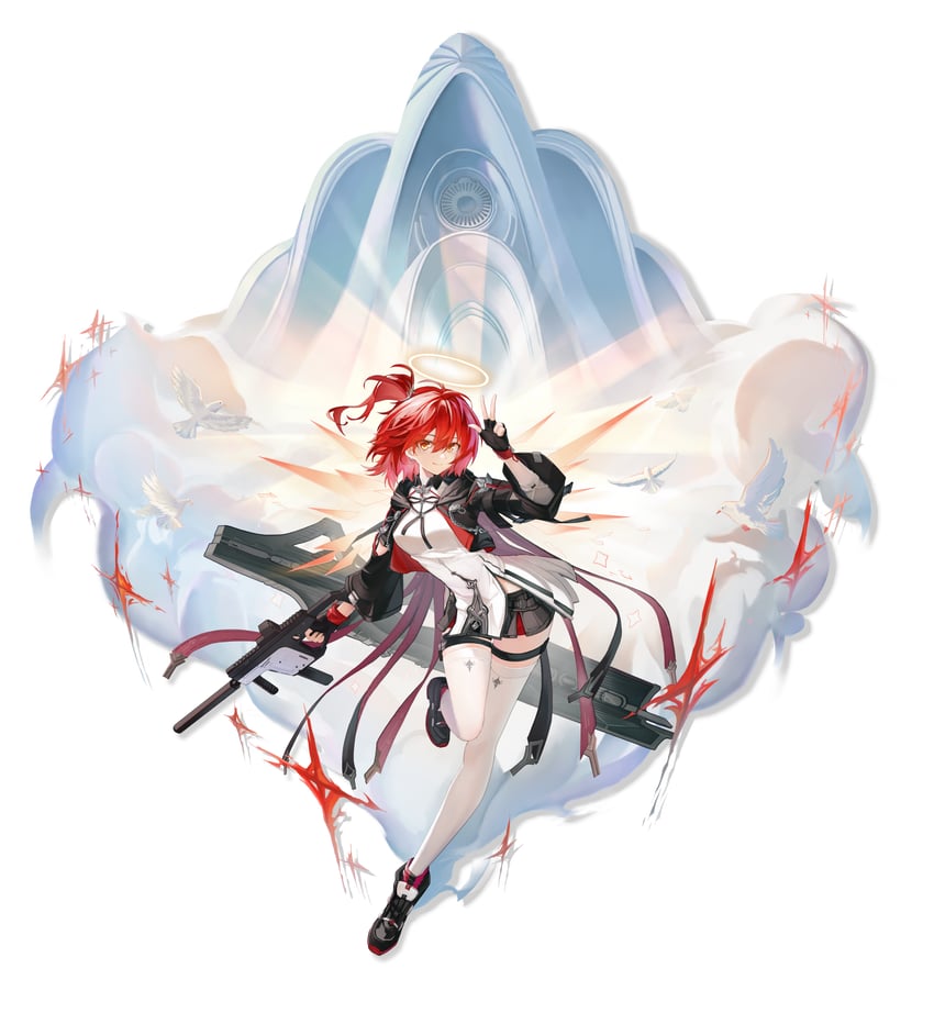 exusiai and exusiai the new covenant (arknights) drawn by suimenjuu_no_mushi