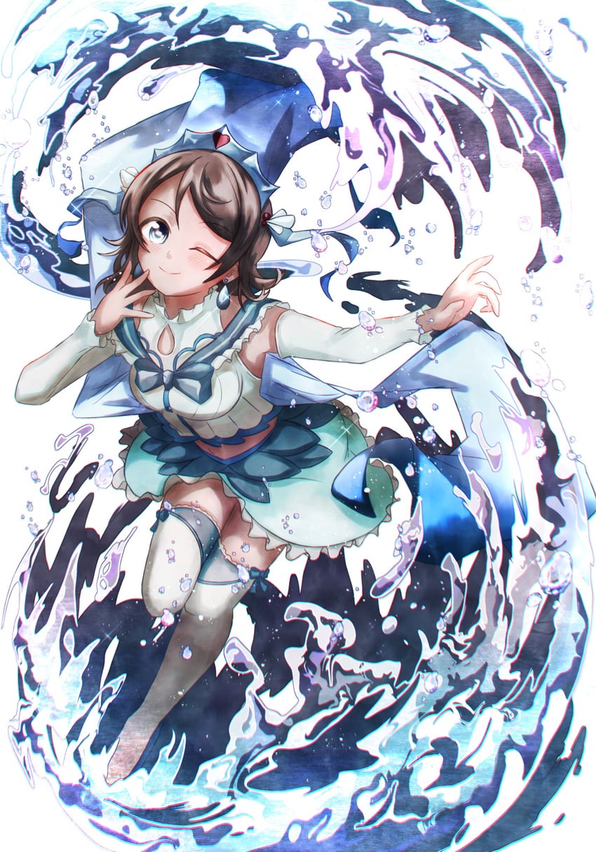 watanabe you (love live! and 1 more) drawn by okanda
